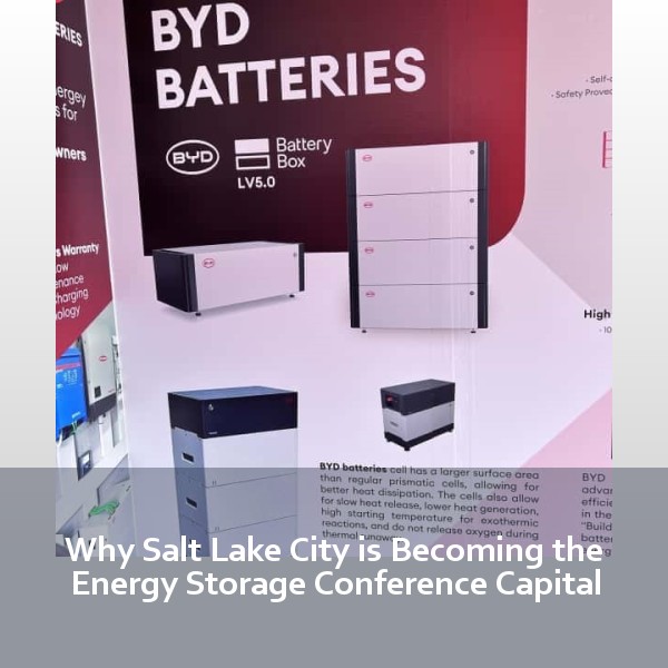 Why Salt Lake City is Becoming the Energy Storage Conference Capital